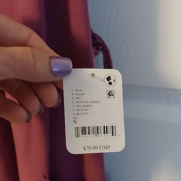 FP Movement Hotshot Onesie In The Color Deep Mulberry Size Small NWT - Picture 2 of 5